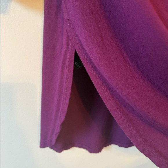 The Limited Women's Cold Shoulder Cut-Out Top Maroon - Picture 3 of 6